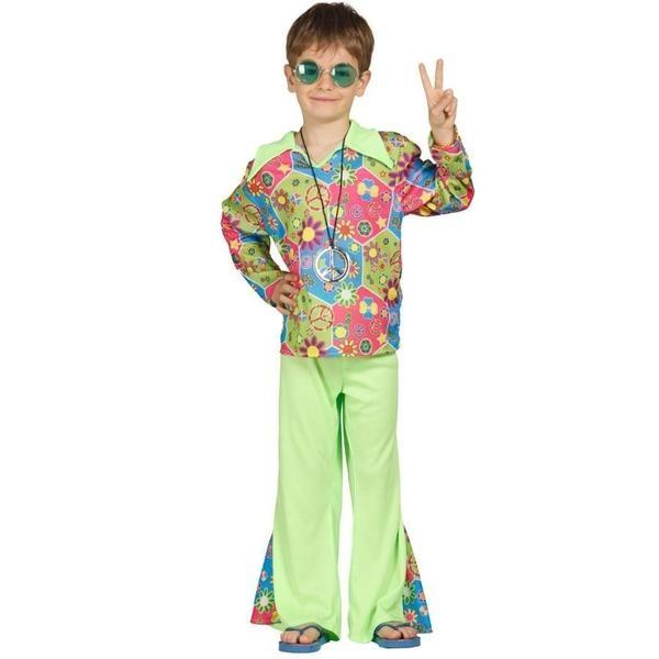 DISFRAZ HIPPIE FLORES INFANTIL