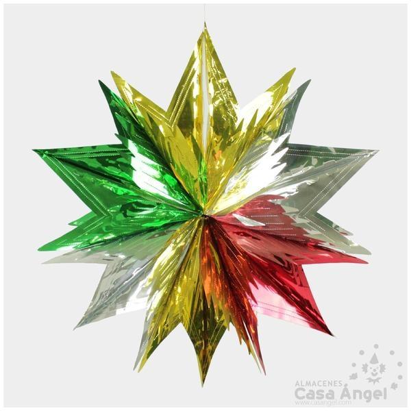 ESTRELLA COLGANTE MULTICOLOR 92cm