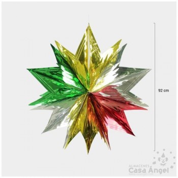 ESTRELLA COLGANTE MULTICOLOR 92cm