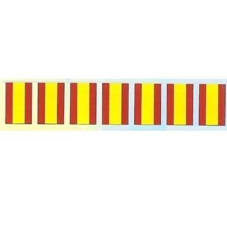 BANDERÍN PLÁSTICO GUIRNALDA ESPAÑA CORDEL 50m