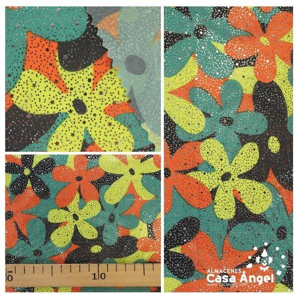 PAN DE ORO SERIE FLOWER POWER ANCHO 150cm
