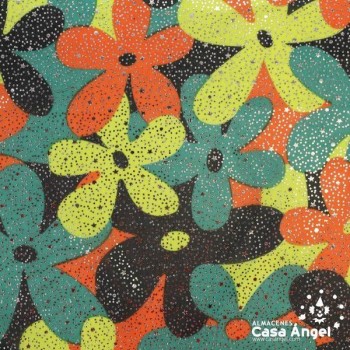 PAN DE ORO SERIE FLOWER POWER ANCHO 150cm