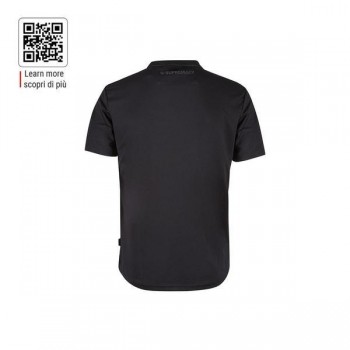 CAMISETA DE TRABAJO U-POWER MODELO CHRISTAL NEGRO CARBÓN