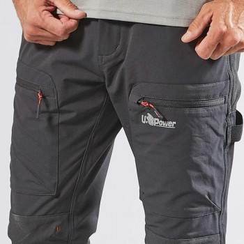 PANTALONES DE TRABAJO DE VERANO MODELO HARMONY U-POWER GRIS