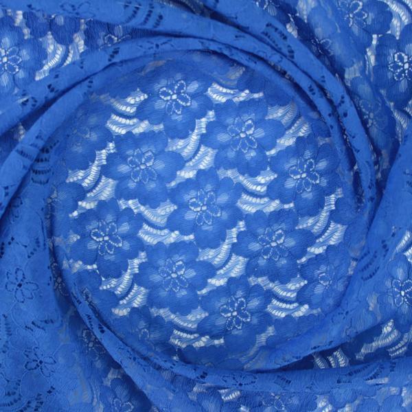 TUL DE ENCAJE AZUL SERIE GIADA 135cm