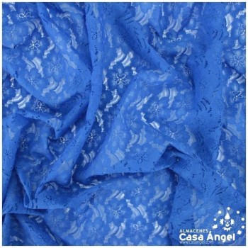 TUL DE ENCAJE AZUL SERIE GIADA 135cm