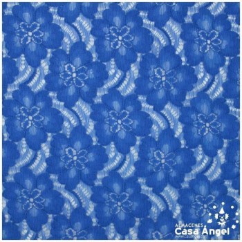 TUL DE ENCAJE AZUL SERIE GIADA 135cm
