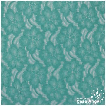 TUL DE ENCAJE VERDE AGUA SERIE GIADA 135cm