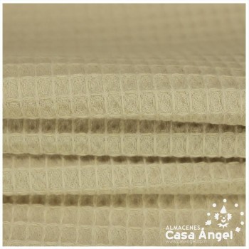 GOFRE DE ALGODÓN ECOLÓGICO BEIGE 150cm