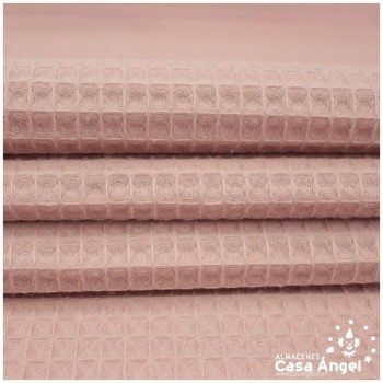 GOFRE DE ALGODÓN ECOLÓGICO ROSA 150cm