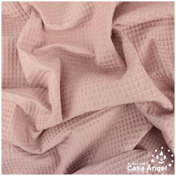 GOFRE DE ALGODÓN ECOLÓGICO ROSA 150cm