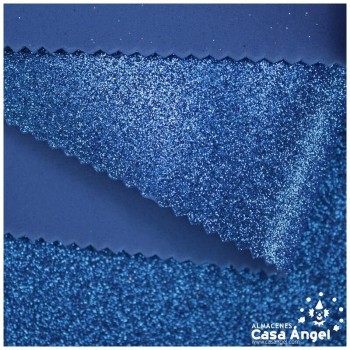 GOMA EVA GLITTER COLOR AZUL TINTA