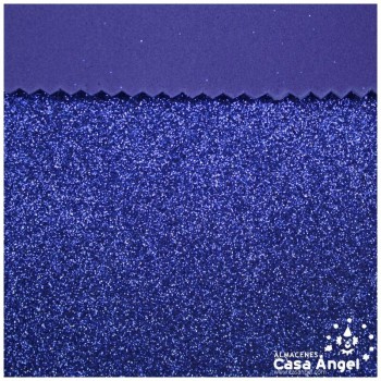 GOMA EVA GLITTER COLOR AZUL
