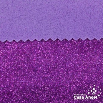 GOMA EVA GLITTER COLOR MORADO
