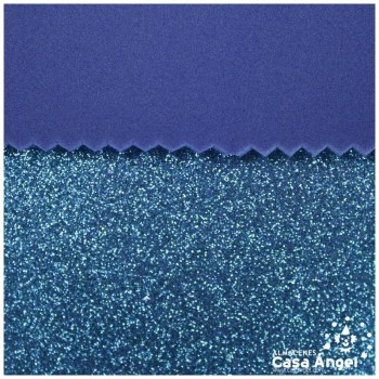 GOMA EVA GLITTER COLOR TURQUESA