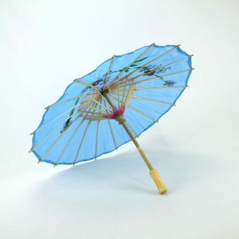 SOMBRILLAS CHINAS DE TELA Y MADERA