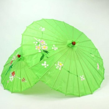 SOMBRILLAS CHINAS DE TELA Y MADERA