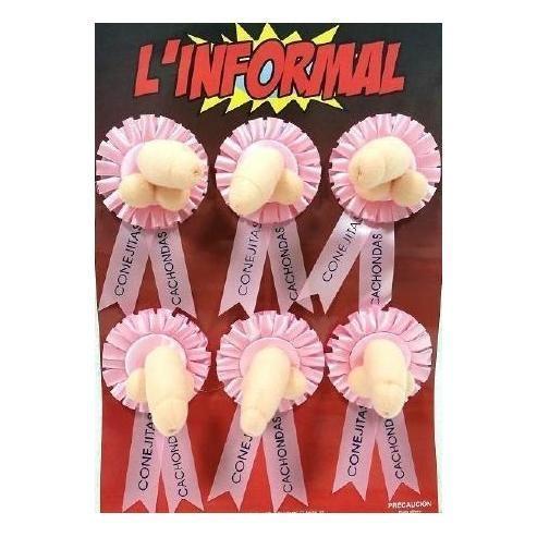 ESCARAPELA CONEJITAS CACHONDAS ROSA