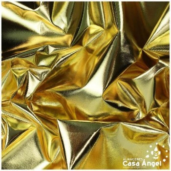 TELA PAN DE ORO DORADA SERIE ILUSIÓN 150cm