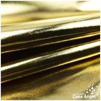 TELA PAN DE ORO DORADA SERIE ILUSIÓN 150cm