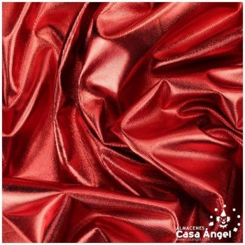 TELA PAN DE ORO ROJA SERIE ILUSIÓN 150cm