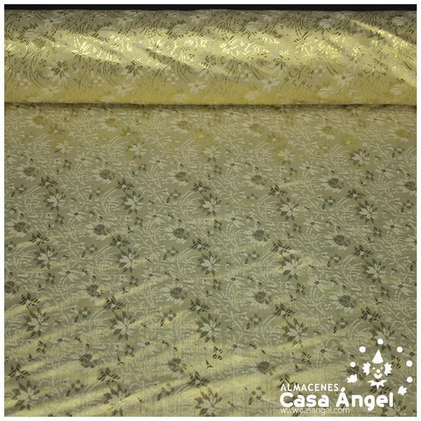 BROCADO COLOR ORO CON HILOS LUREX 105cm