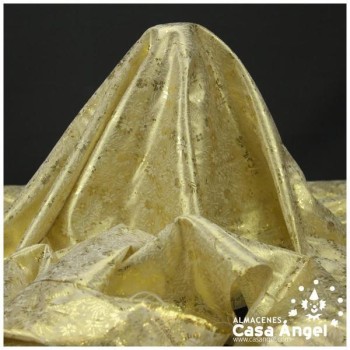 BROCADO COLOR ORO CON HILOS LUREX 105cm