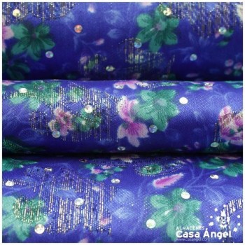 BROCADO AZUL ESTAMPADO SERIE DIANA 112cm