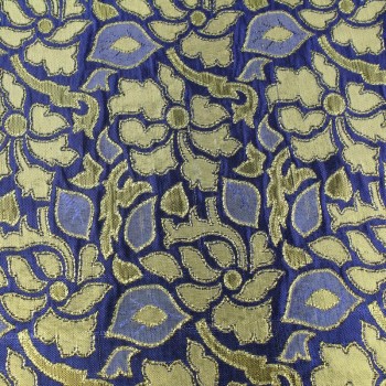 BROCADO JACQUARD AZUL SERIE ÍNDICO CORTE DE 200x115cm