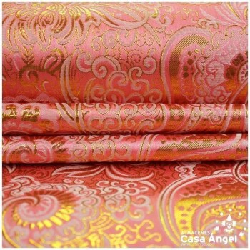 Tela paisley en tonos pastel