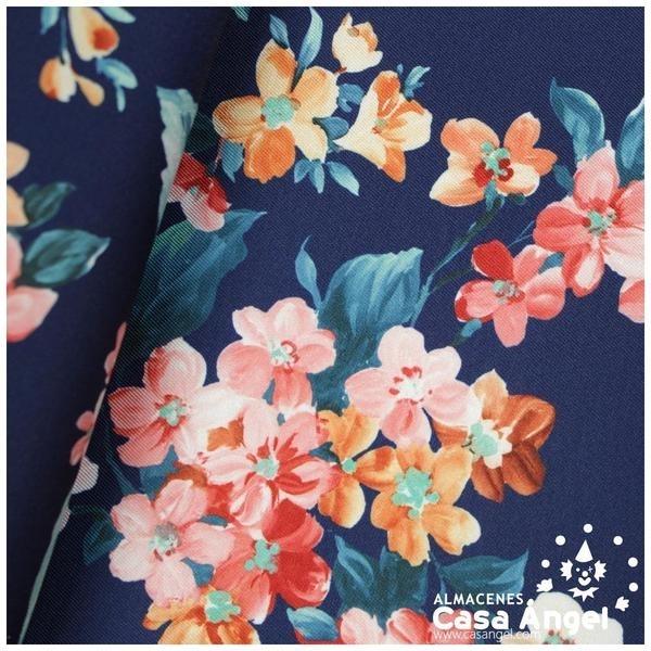 MIKADO ESTAMPADO FLORES SERIE KISU MARINO 150cm