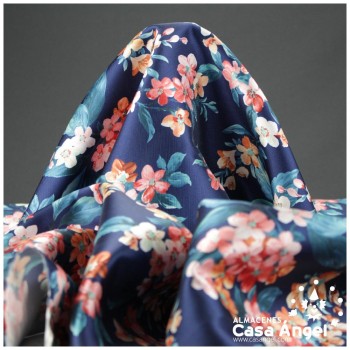 MIKADO ESTAMPADO FLORES SERIE KISU MARINO 150cm
