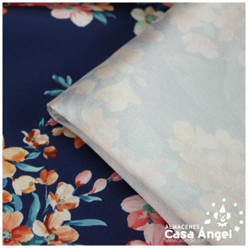 MIKADO ESTAMPADO FLORES SERIE KISU MARINO 150cm