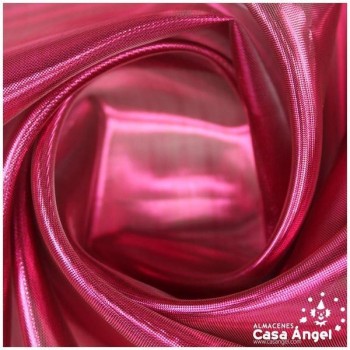ORGANZA LAMÉ FUCSIA METALIZADO EXTRA BRILLO SERIE BLOOM 150cm