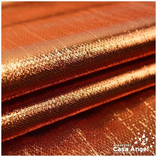 TOPAZ LAMINÉ NARANJA COBRE LISO SERIE CUARZOS 112cm