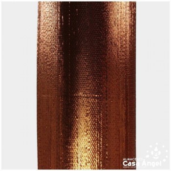 TOPAZ LAMINÉ NARANJA COBRE LISO SERIE CUARZOS 112cm