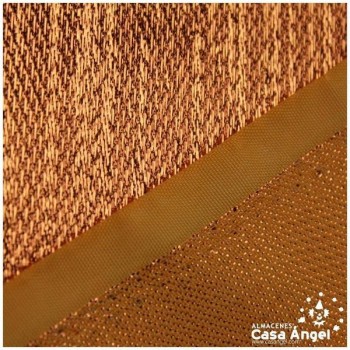 TOPAZ LAMINÉ NARANJA COBRE LISO SERIE CUARZOS 112cm