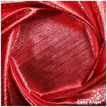 TOPAZ LAMINÉ ROJO LISO SERIE CUARZOS CORTE DE 200x112cm