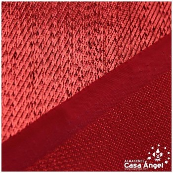 TOPAZ LAMINÉ ROJO LISO SERIE CUARZOS CORTE DE 200x112cm