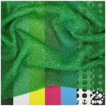 PUNTO FIESTA LÚREX VERDE OLIVA SERIE SUSANA 150cm