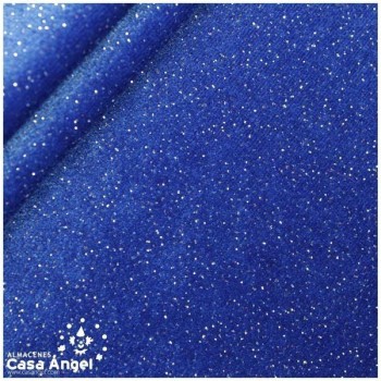 TERCIOPELO LYCRA AZUL GLITTER SERIE ÁTOMOS 150cm