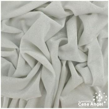 TERCIOPELO LYCRA BLANCO GLITTER SERIE ÁTOMOS 150cm