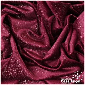 TERCIOPELO LYCRA BURDEOS GLITTER SERIE ÁTOMOS 150cm