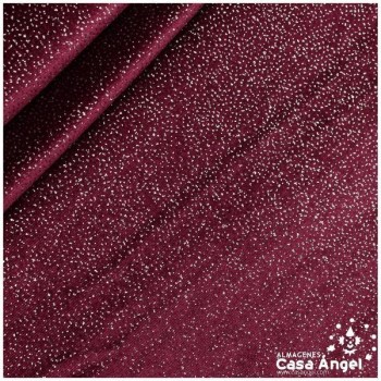 TERCIOPELO LYCRA BURDEOS GLITTER SERIE ÁTOMOS 150cm