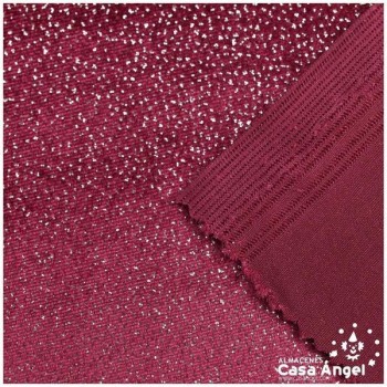 TERCIOPELO LYCRA BURDEOS GLITTER SERIE ÁTOMOS 150cm