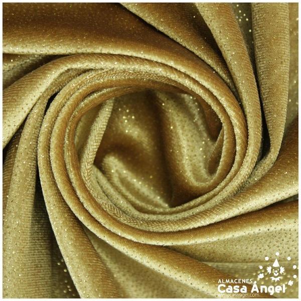 TERCIOPELO LYCRA ORO GLITTER SERIE ÁTOMOS 150cm