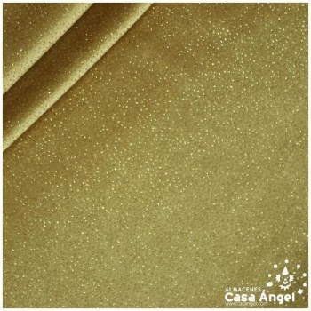 TERCIOPELO LYCRA ORO GLITTER SERIE ÁTOMOS 150cm