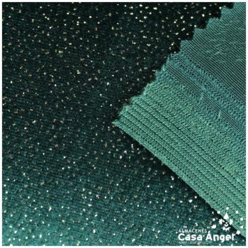 TERCIOPELO LYCRA VERDE BOTELLA GLITTER SERIE ÁTOMOS 150cm