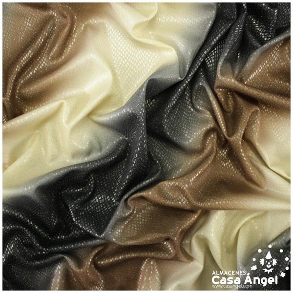PUNTO DEGRADÉ CON PELÍCULA GLITTER SERIE DESERT MARRÓN 150cm