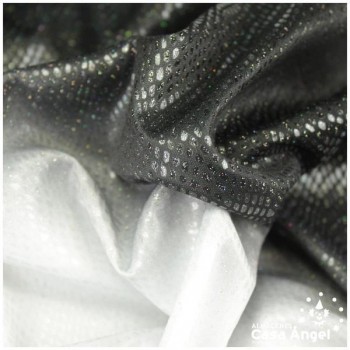 PUNTO DEGRADÉ CON PELÍCULA GLITTER SERIE DESERT NEGRO 150cm